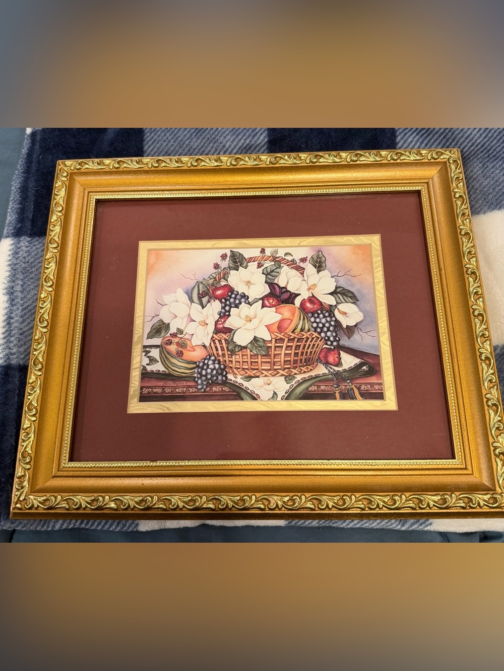 Vintage Framed Still Life Art Print